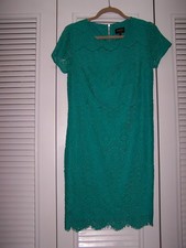 Green Lace Dress - Size S by Laundry, Shelly Segal