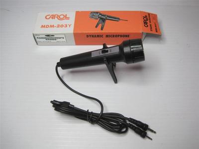 7332 Carol Vintage NOS MDM-203Y wired Microphone Mic NIB FREE ship USA