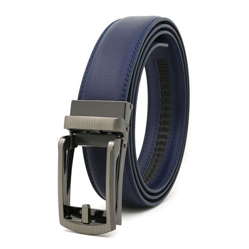 Vitello Belt, Men's Belt,1.22" Mens Ratchet Dress Belt with One Click Buckle AU - Picture 10 of 23