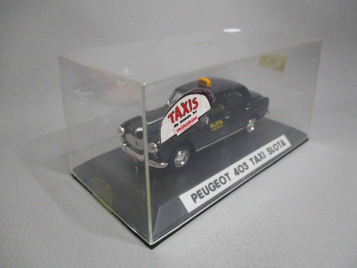 Coche miniatura Peugeot 403 1/43 SpecialC azul 1960 - Coches-miniaturas.es