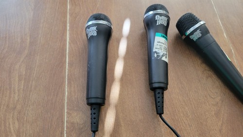 GENUINE Oem Guitar Hero USB Microphone Lot Of 3 Activision Red Octane - Picture 2 of 7