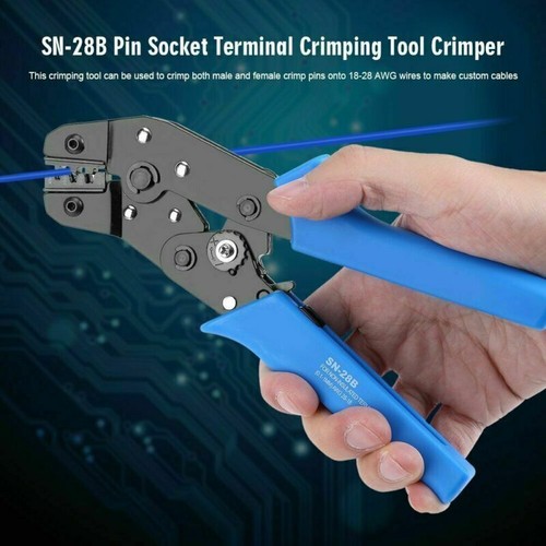 Crimpzange 0.1-1.0mm² AWG 28-18 SN-28B Kabelschuhzange Für JST-SM Dupont DE - Bild 5 von 12