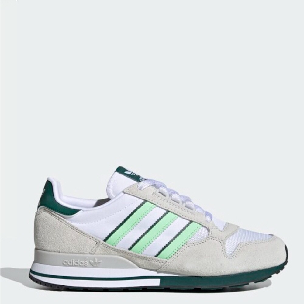 Adidas Original Womens ZX 500 WHITE / GREY / GREEN FW2814 US W 9 TAKSE | eBay