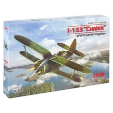 I-153, WWII Soviet Fighter kits model ICM 32010 Plastic model aircraft kit 1:32