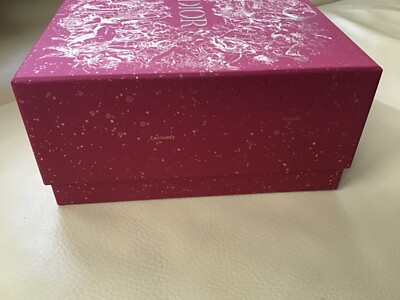 CHRISTIAN DIOR vipギフトボックス 赤 CHRISTIAN DIOR vipギフトボックス 赤 CHRISTIAN DIOR 7.5x4