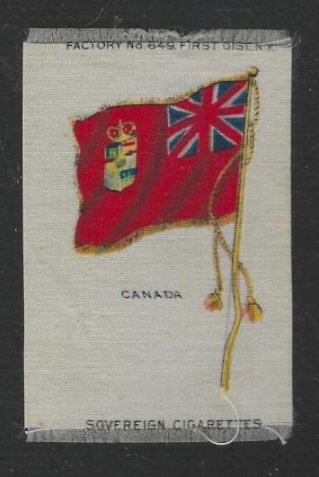 flag cigarettes WW2 British Box EMPTY or cause Iowa Flag Cigarette Silk