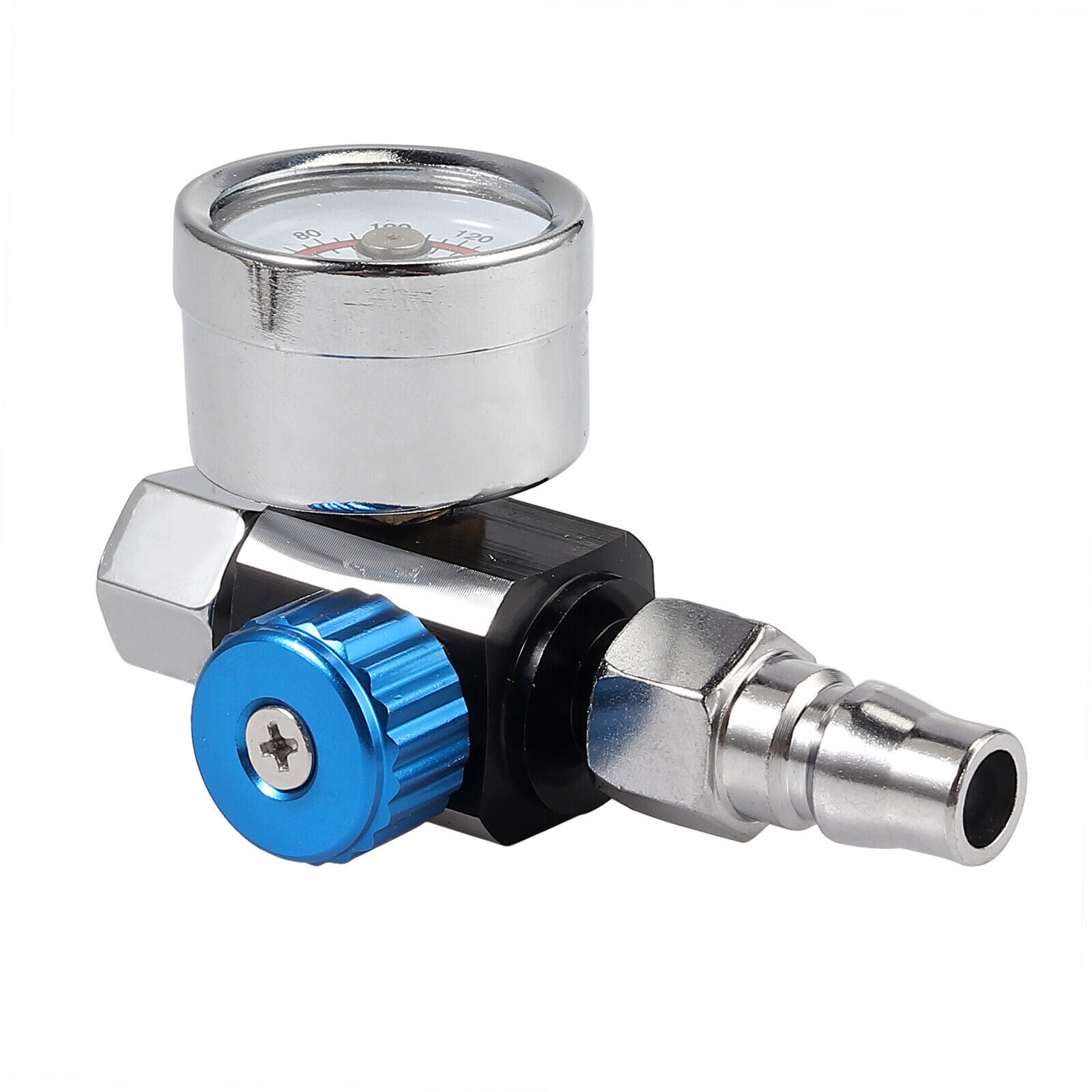1/4"Air Paint Gun Regulator Gauge Air Pressure Regulator Spray Gun