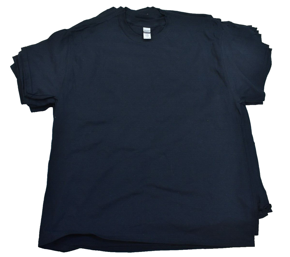 Gildan Heavy Cotton Blank Short Sleeve Plain Black T-Shirt Men XL Bulk Lot 13 Pk