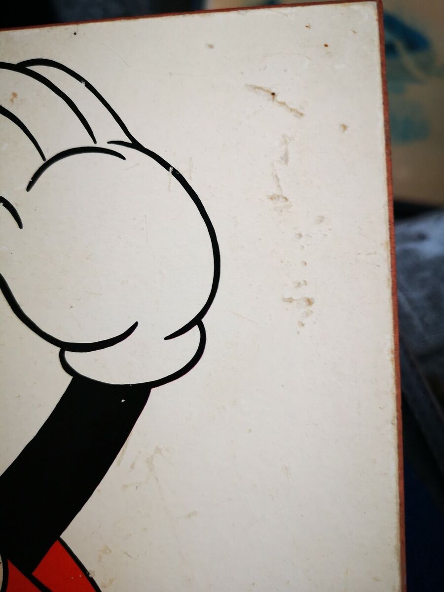 アンティークWALT DISNEY'S MICKEY MOUSE 木彫りポスター アンティークWALT DISNEY'S MICKEY MOUSE 木彫りポスター Mickey