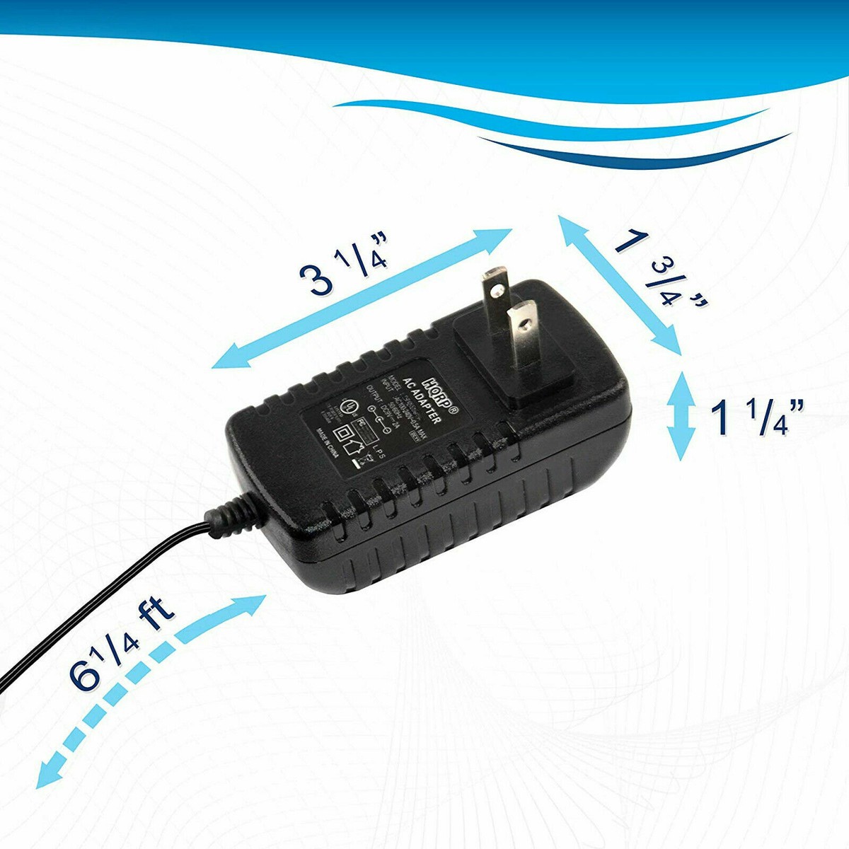 TOP CHARGEUR * Adattatore Caricatore Caricabatteria Alimentatore 6V Per Cyclette Da Casa Proform Slide Touch 6.0 - Foto 10