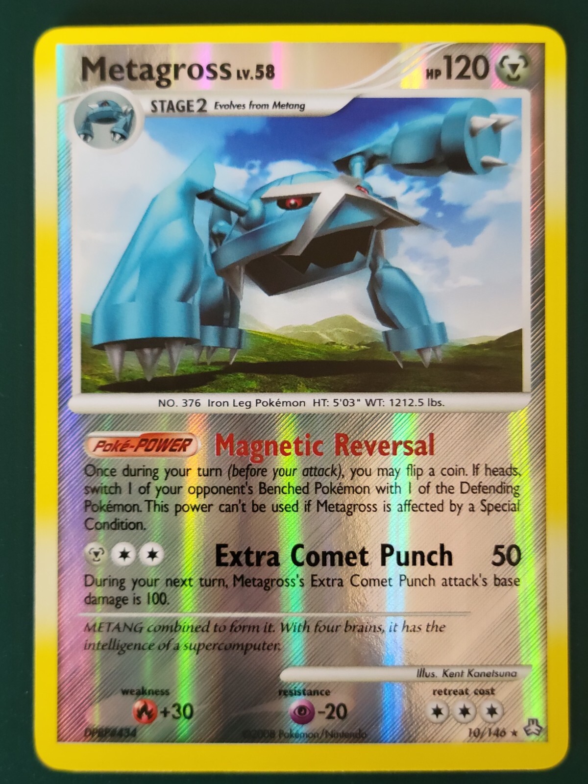 Pokemon Legends Awakened - Metagross - 10/146 - Reverse Holo - NM