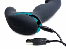 Mega Maverick 10X Rotating Vibrating Prostate Stimulator Anal USB Rechargeable !