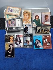 80s Country Music Cassette Tapes Lot Of 15 Classics Reba, Conway, Strait, Willie