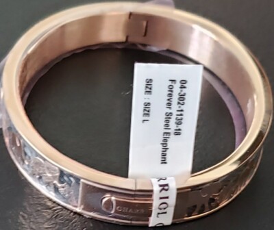 $350 MSRP- Charriol 04-302-1139-18L BANGLE FOREVER ELEPHANT | eBay