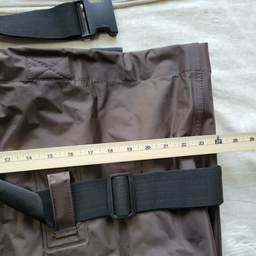 Tidewe Bootfoot Chest Waders Brown Fishing Men's Size 7 Boot - Picture 9 of 10