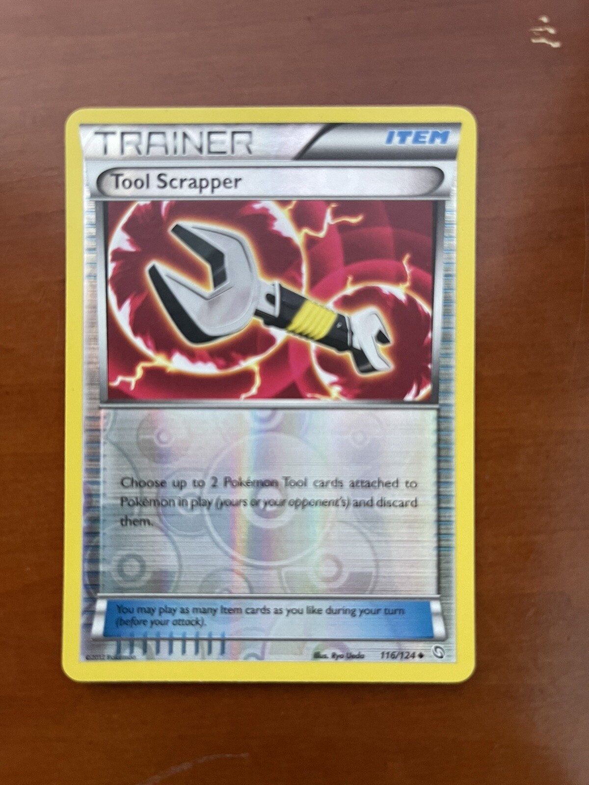 Tool Scrapper 116/124 2012 Uncommon Trainer Reverse Holo Pokémon Trading Card
