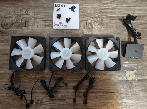 NZXT F120 RGB Core Fan Triple Pack Black - Photo 2/3