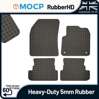 5mm Heavy-Duty Rubber Car Mats to fit Vauxhall Grandland X Electric and Hybri...