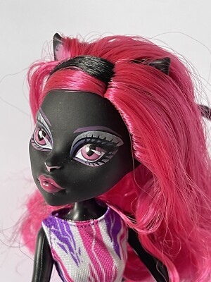 Monster High, Ghoulebrities In Londoom, Catty Noir, Vitrinenpuppe, Wie Neu