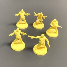 5Pcs Yellow Heroes Game Figure Fit For Dungeons Dragon D D Miniatures Gift 3