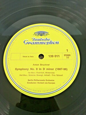 LPレコード】 ブルックナー Sinfonie Nr. 9 d-moll Anton Bruckner