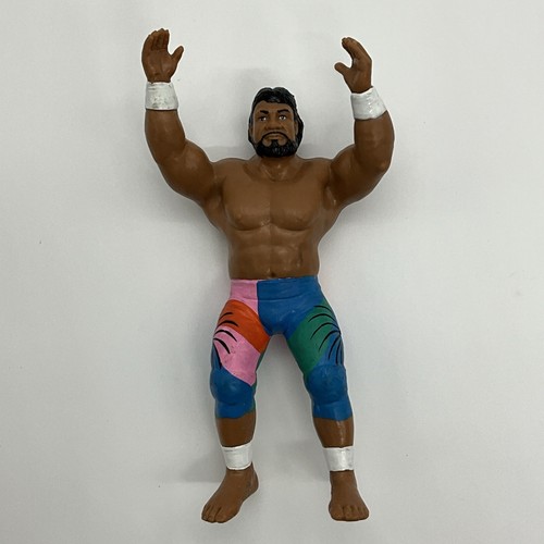 WWF HAKU WRESTLING ACTION FIGURE LJN 1989 BLACK CA...