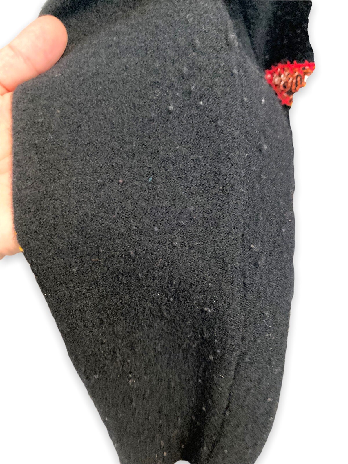 CHICOS DESIGN wool Jacket Patchwork Embroidered C… - image 11