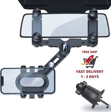 Soporte para tel fono para espejo retrovisor de autom vil, soporte para tel fono