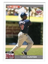 2004 Topps Total #TTC17 Torii Hunter Team Checklist Minnesota Twins Baseball