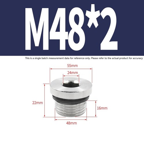 Metric Male Thread Hex Socket Pipe Plug 304 Stainless Steel M8-M48 - Picture 57 of 57