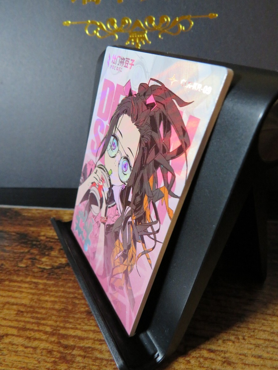 Nezuko Kamado Demon Slayer KR Rare Card Thick Holo Premium CCG NM