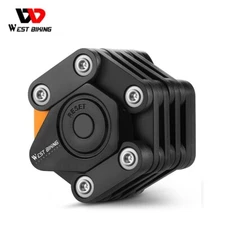 WEST BIKING 4 Digit Code Bicycle Folding Lock Anti Theft E-bike Chain Lock 78cm