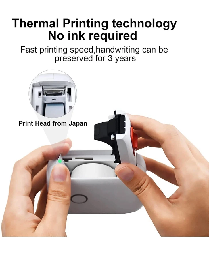 Marklife P12 Label Maker-Portable Printer Machine With 1 roll of Printing Paper - Image 4 of 4