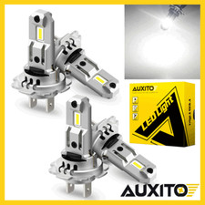 AUXITO 4PCS H7 LED Headlight Bulb High/Low Beam 40000LM Super Bright 6500K White