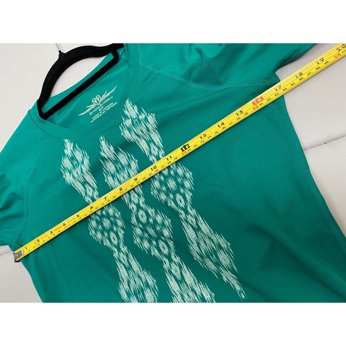 Snow Angel Base layer Sweater Women size 6 Green Holiday Long Sleeve Ski Outdoor - Picture 7 of 12