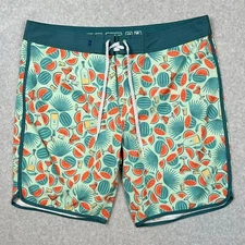 William Murray Hybrid Shorts Mens 36 Performance Watermelon Tequila Margarita