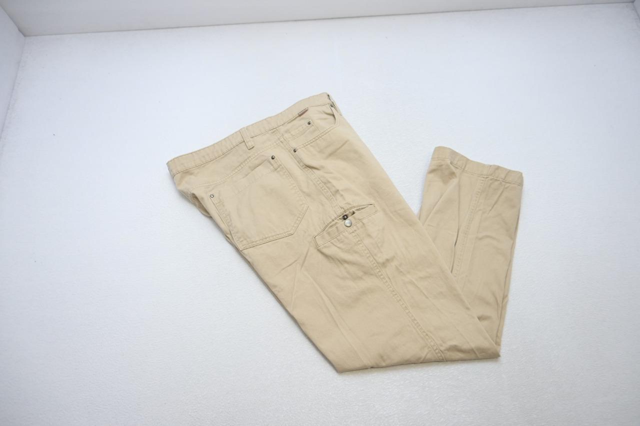 Pantaloni da lavoro in denim Merrell Carpenter robusti da trekking camp beige da uomo taglia 40 x 32