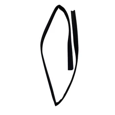 Front Left Door Glass Run Channel Seal Fit for 2002-08 Toyota Corolla