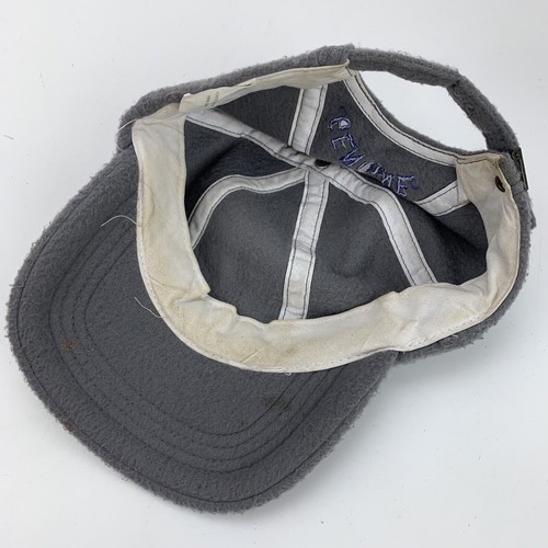Grey Fleece Youth Ball Cap Hat Snapback Baseball Genuine - Picture 5 of 5