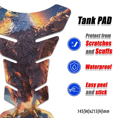 Non-slip Grip Tank Pad Protector Universal For Motorcycle TP101 #3584431