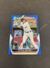 2023 Bowman Chrome 1st Peyton Graham Blue Shimmer 122/150 #BCP-57
