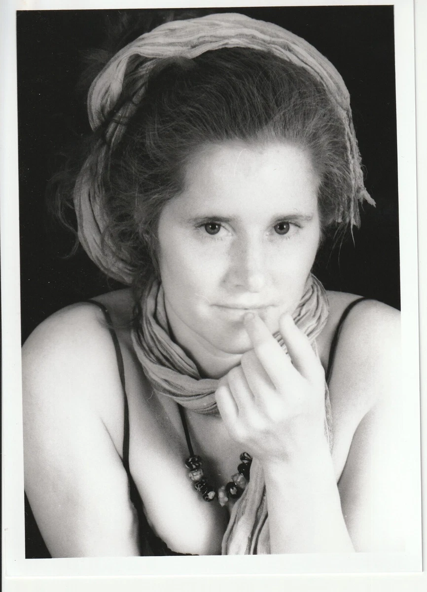 Photo Tirage Original Marc Paygnard Portrait Femme Années 80 - Grand Format