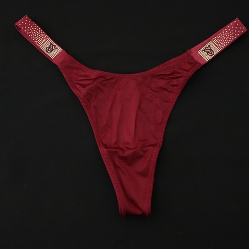 3 NEW Victoria's Secret Very Sexy Scattered Shine Strap Thong Panties Lot MEDIUM - Picture 8 of 9