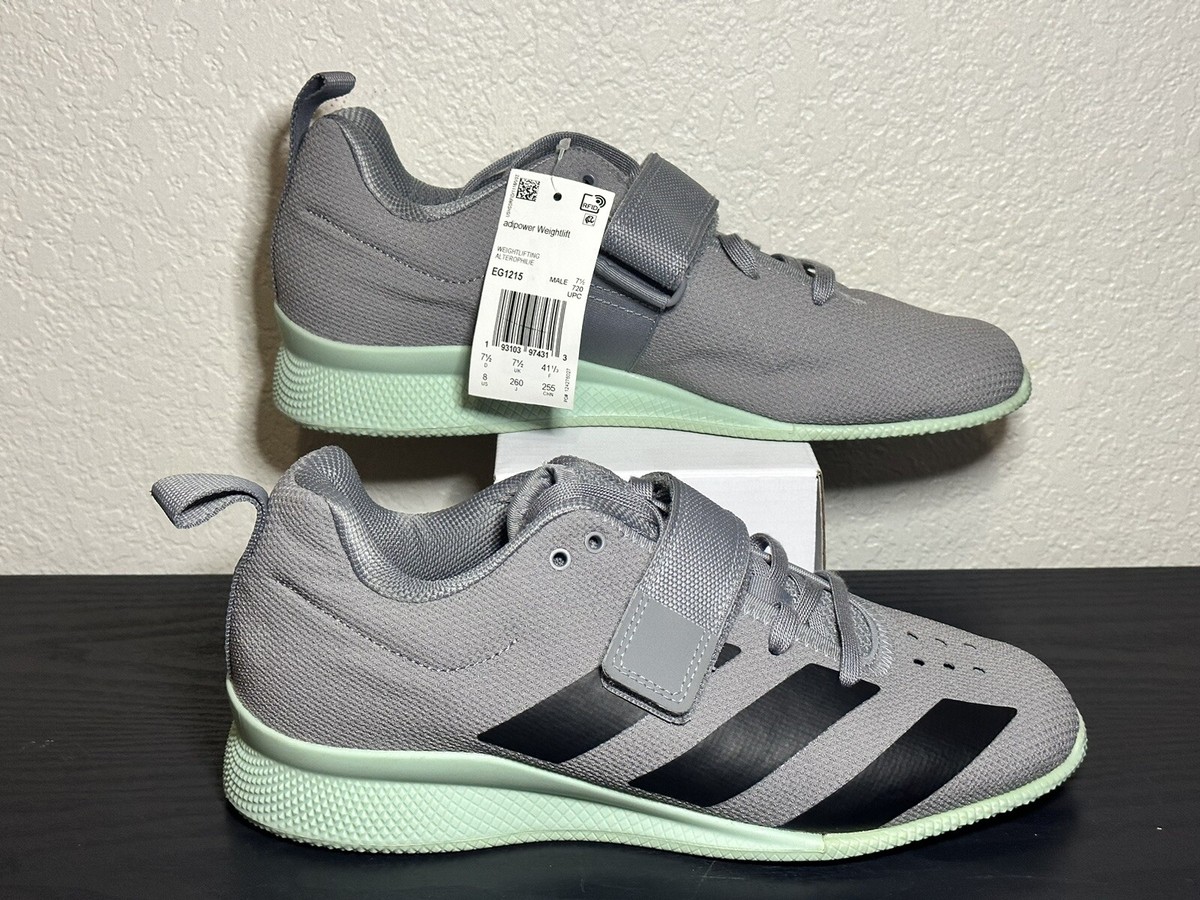 Adidas Adipower Weightlifting 2 Mens Grey Sneakers Athletic Shoes EG1215 Size 8 Adidas Adipower Weightlifting 2 Mens Grey Sneakers Athletic Shoes EG1215 Size 8