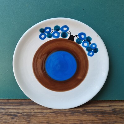 Alvino Bagni for Raymor Fruit Plate Italian Art Pottery Vintage Mid Century