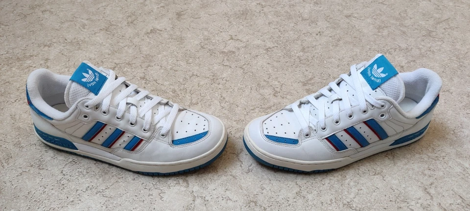 ADIDAS LENDL SUPREME EDBERG NASTASE TAILLE UK 8 1/2 EUR 42 2/3 JP 27 CM - Photo 2/4