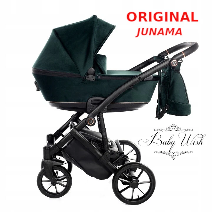JUNAMA SPACE VELUR NEW V2 VERSION BABY PRAM 2in1 CARRYCOT + PUSHCHAIR