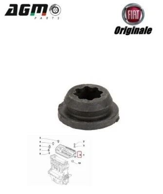 FCA TAMPONE PARACOLPO COPERCHIO MOTORE ORIGINALE FIAT 500 PUNTO GIULIETTA 71772064