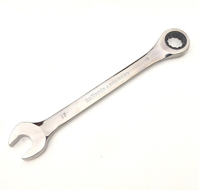 17mm Halfords Advanced ratchet ring spanner ratcheting 12 pt box wrench tool