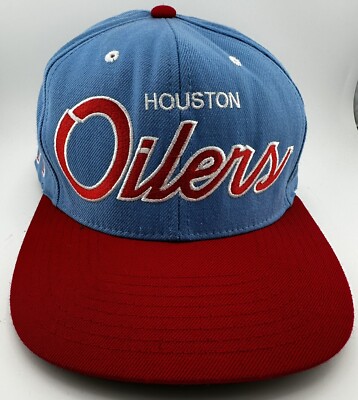 Houston Oilers Mitchell Ness Snapback Hat NFL Vintage Collection